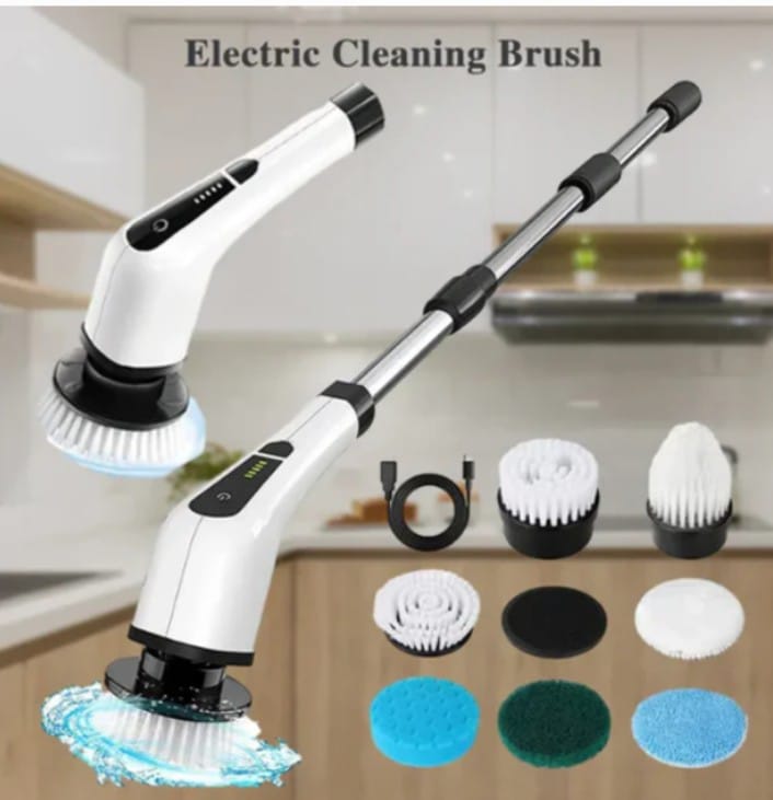 Super Cepillo De Limpieza Eléctrico Giratorio 9 en 1 y 🚚 ¡ENVÍO GRATIS a todo HONDURAS!